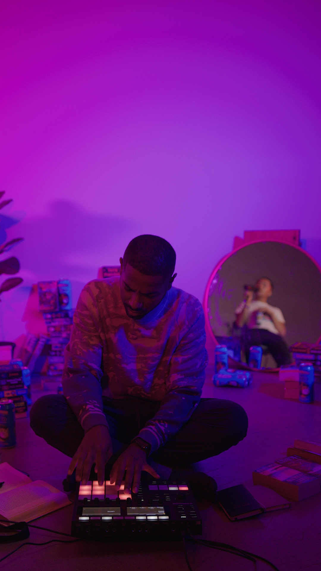 Behind the scenes — producing on the MPC